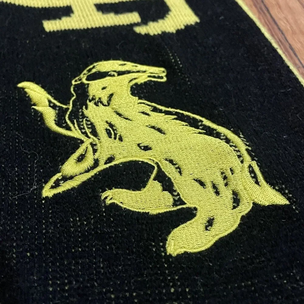 Wizarding World Harry Potter Hufflepuff Fringe Scarf Universal Studios